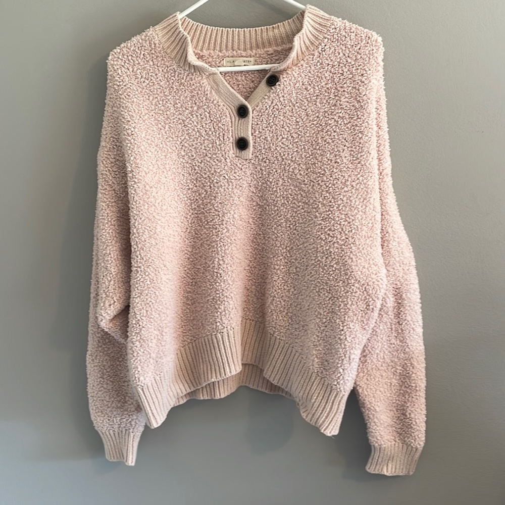 Pink Sweater LA Hearts
